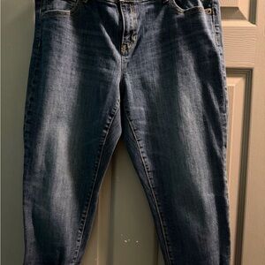 GAP Straight Cuff Dark Blue Jeans